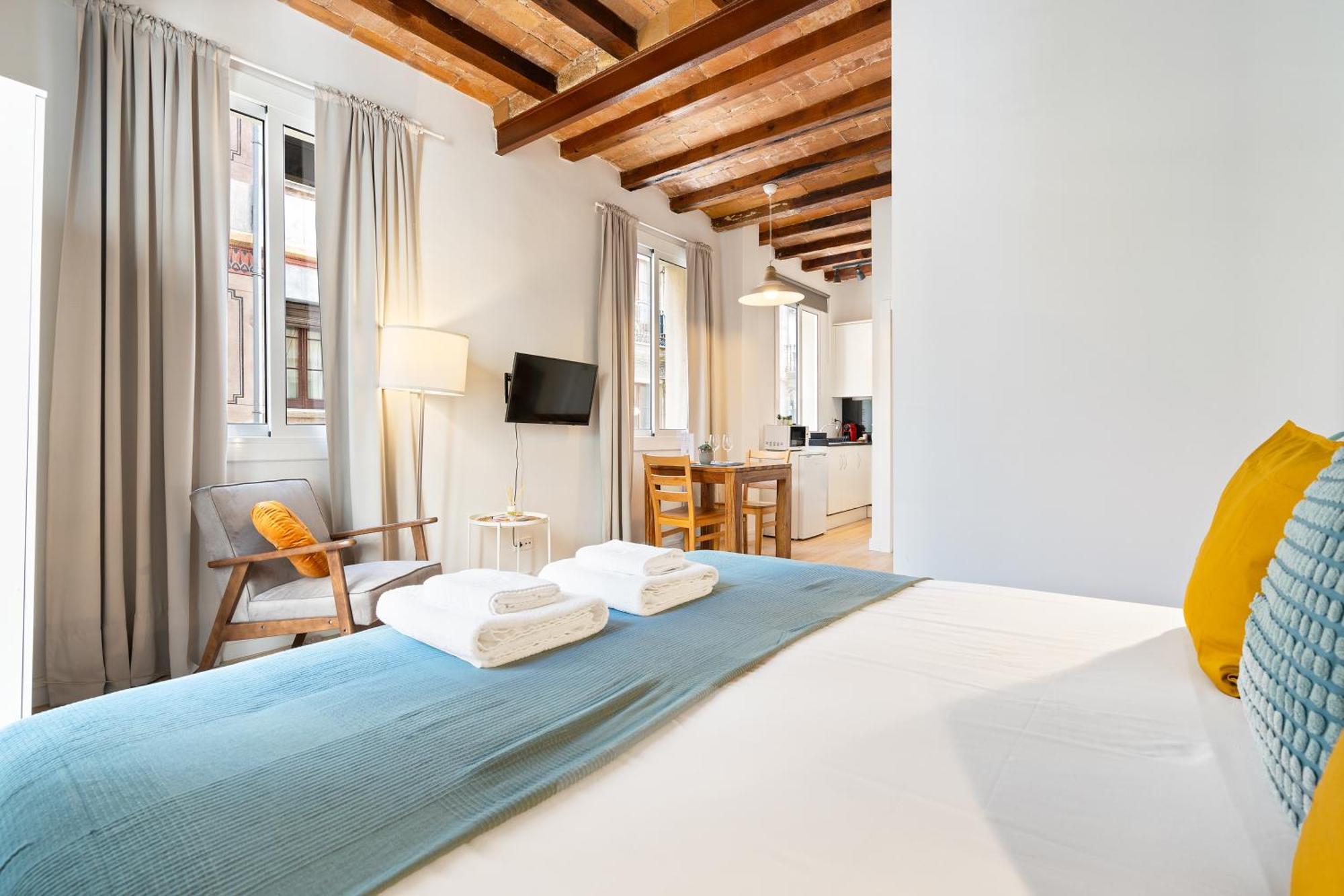 Lodging Apartments Beach Studio 11 バルセロナ エクステリア 写真